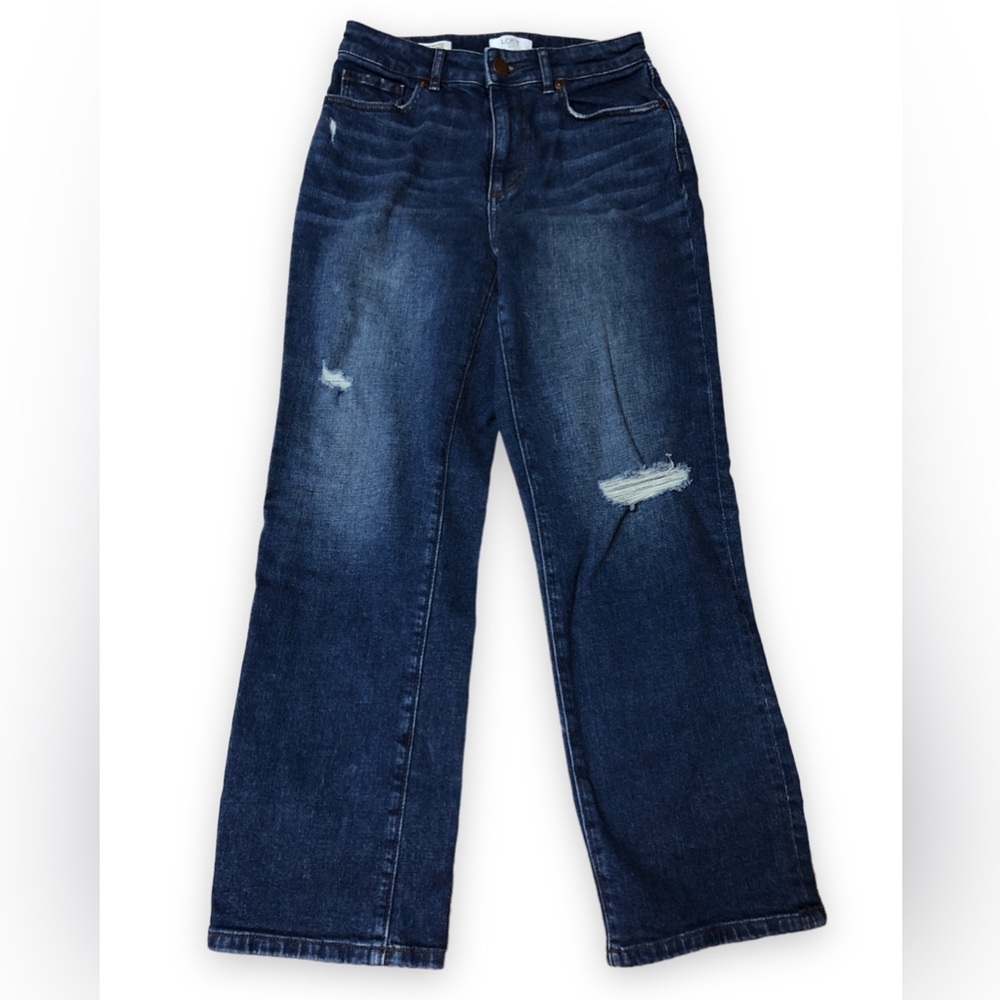 Loft Outlet Petite Jeans With Distressed Knee